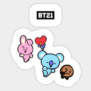 bt21 bts exclusive design 11 Sticker